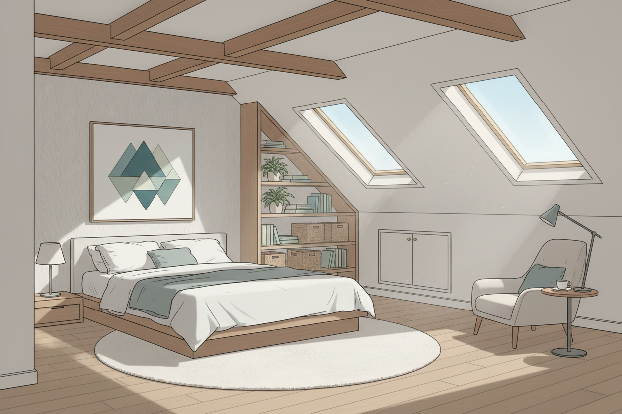 Zolder omtoveren tot slaapkamer: creatieve ideeën voor elke ruimte